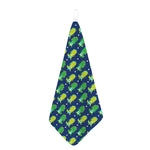 Cute Dino T-Rex Pattern Print Hand Towel