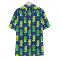 Cute Dino T-Rex Pattern Print Hawaiian Shirt