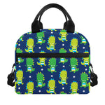 Cute Dino T-Rex Pattern Print Insulated Lunch Bag