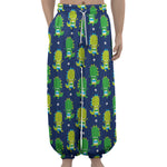 Cute Dino T-Rex Pattern Print Lantern Pants