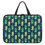 Cute Dino T-Rex Pattern Print Laptop Sleeve With Handle