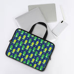 Cute Dino T-Rex Pattern Print Laptop Sleeve With Handle