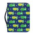 Cute Dino T-Rex Pattern Print Leather Bible Cover