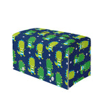 Cute Dino T-Rex Pattern Print Leather Tissue Box Cover
