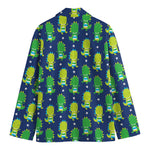 Cute Dino T-Rex Pattern Print Men's Blazer