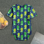 Cute Dino T-Rex Pattern Print Men's Bodysuit