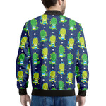 Cute Dino T-Rex Pattern Print Men's Bomber Jacket