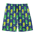 Cute Dino T-Rex Pattern Print Men's Swim Trunks