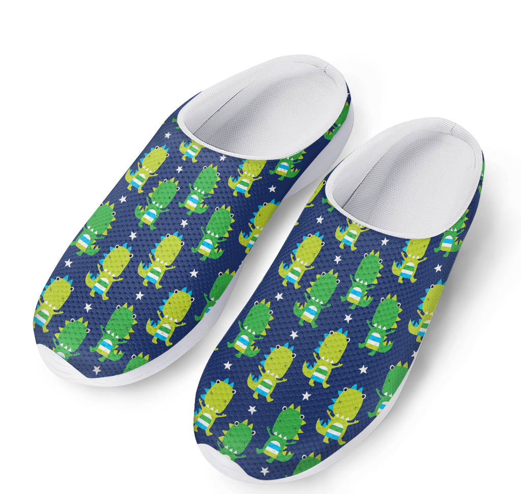 Cute Dino T-Rex Pattern Print Mesh Casual Shoes