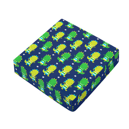 Cute Dino T-Rex Pattern Print Outdoor Seat Cushion Cover