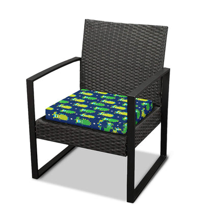 Cute Dino T-Rex Pattern Print Outdoor Seat Cushion Cover