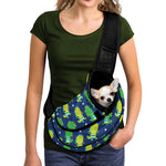 Cute Dino T-Rex Pattern Print Pet Sling Carrier
