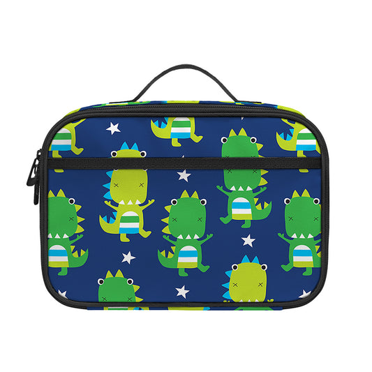 Cute Dino T-Rex Pattern Print Portable Lunch Bag