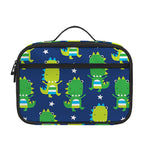 Cute Dino T-Rex Pattern Print Portable Lunch Bag