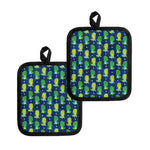 Cute Dino T-Rex Pattern Print Pot Holders