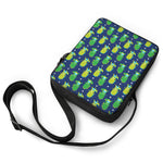 Cute Dino T-Rex Pattern Print Rectangular Crossbody Bag