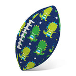 Cute Dino T-Rex Pattern Print Rugby Ball