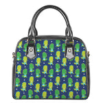 Cute Dino T-Rex Pattern Print Shoulder Handbag