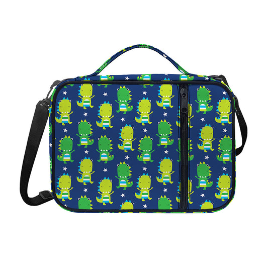Cute Dino T-Rex Pattern Print Shoulder Strap Bible Bag
