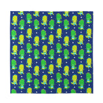 Cute Dino T-Rex Pattern Print Silk Bandana