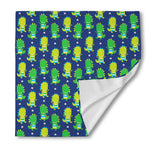 Cute Dino T-Rex Pattern Print Silk Bandana