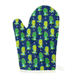 Cute Dino T-Rex Pattern Print Single Oven Mitt