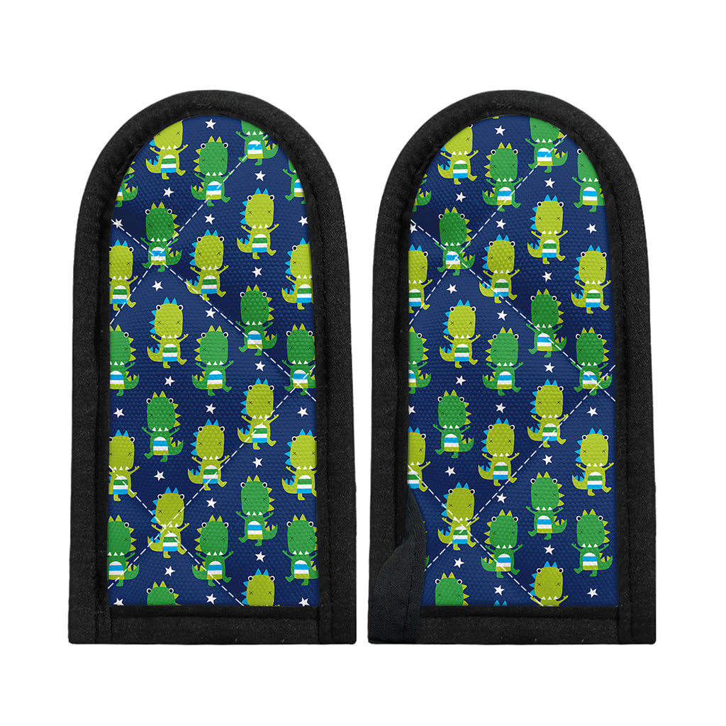 Cute Dino T-Rex Pattern Print Skillet Handle Cover