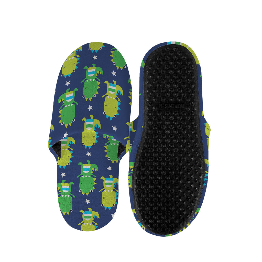 Cute Dino T-Rex Pattern Print Slippers