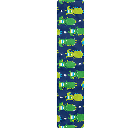 Cute Dino T-Rex Pattern Print Table Runner