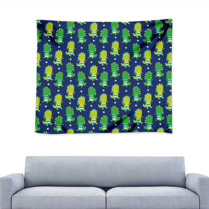 Cute Dino T-Rex Pattern Print Tapestry