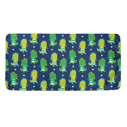 Cute Dino T-Rex Pattern Print Towel