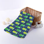 Cute Dino T-Rex Pattern Print Towel