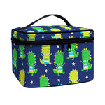 Cute Dino T-Rex Pattern Print Travel Makeup Bag