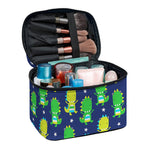 Cute Dino T-Rex Pattern Print Travel Makeup Bag