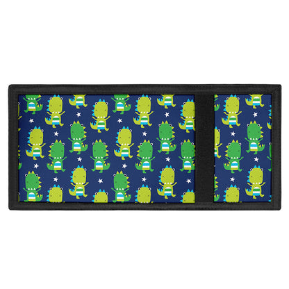 Cute Dino T-Rex Pattern Print Trifold Wallet