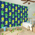 Cute Dino T-Rex Pattern Print Wall Sticker