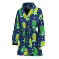 Cute Dino T-Rex Pattern Print Women's Bathrobe