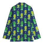 Cute Dino T-Rex Pattern Print Women's Blazer