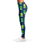 Cute Dino T-Rex Pattern Print Women's Leggings