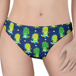 Cute Dino T-Rex Pattern Print Women's Thong