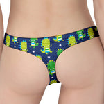 Cute Dino T-Rex Pattern Print Women's Thong