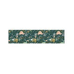 Cute Dino Tropical Leaves Pattern Print Bed Runner