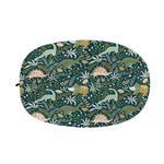 Cute Dino Tropical Leaves Pattern Print Car Side Mirror Covers