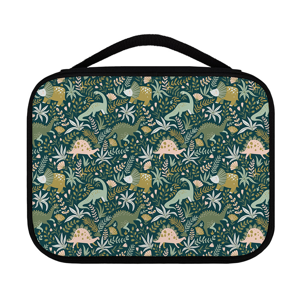 Cute Dino Tropical Leaves Pattern Print Classic Bible Case