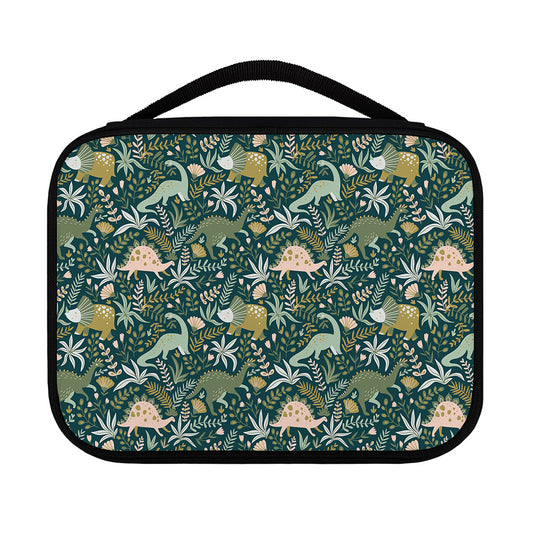 Cute Dino Tropical Leaves Pattern Print Classic Bible Case