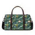 Cute Dino Tropical Leaves Pattern Print Duffel Bag