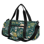 Cute Dino Tropical Leaves Pattern Print Gym Bag