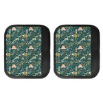 Cute Dino Tropical Leaves Pattern Print Handle Covers