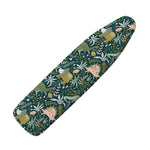 Cute Dino Tropical Leaves Pattern Print Ironing Board Cover