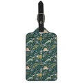 Cute Dino Tropical Leaves Pattern Print Luggage Tag